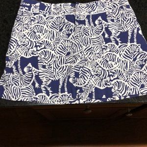 Lilly Pulitzer skort zebra